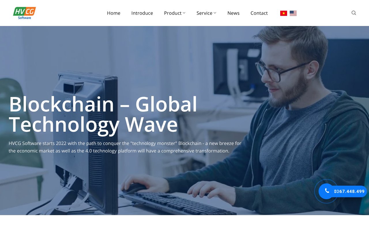 Screenshot of hvcg.vn