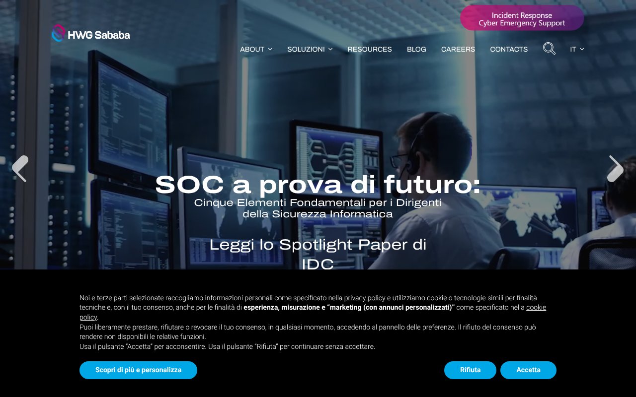 Screenshot of hwgsababa.com