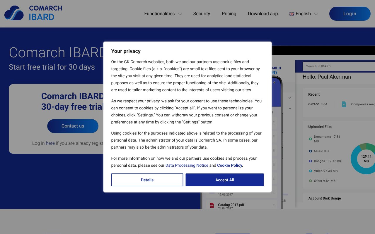 Screenshot of ibard.com