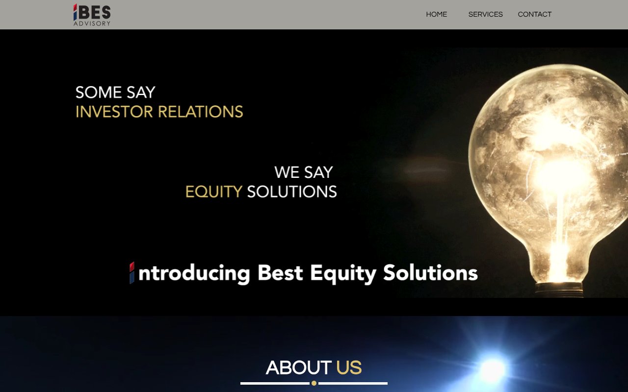 Screenshot of ibes-advisory.com