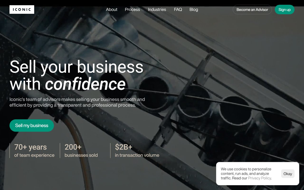 Screenshot of iconic.co