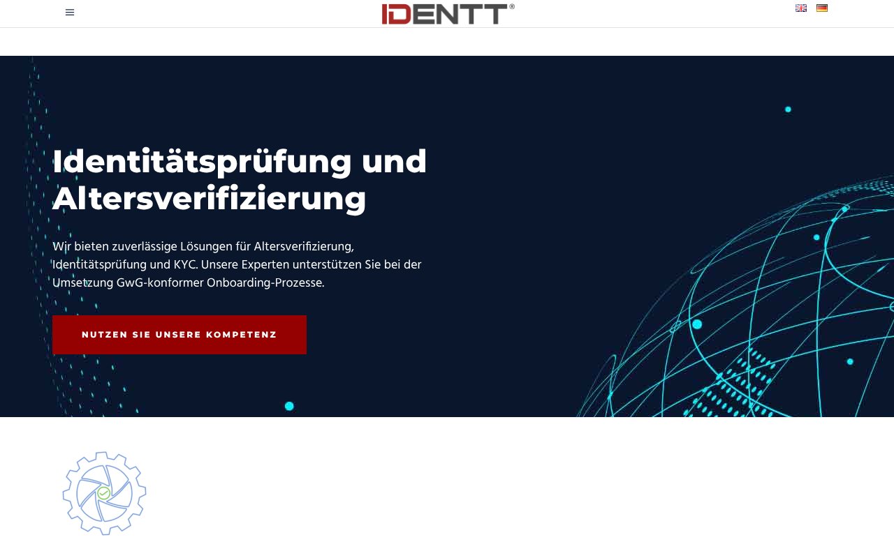 Screenshot of identt.com