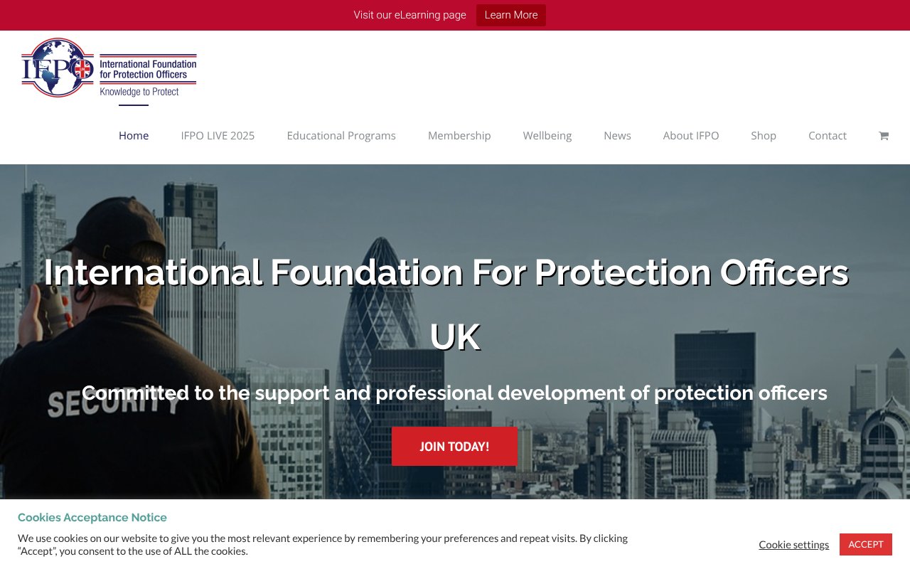 Screenshot of ifpo.uk