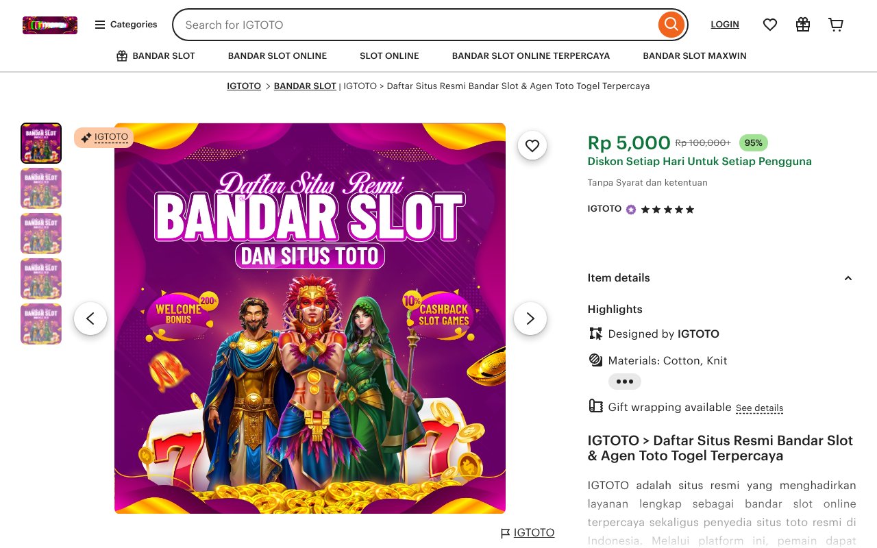 Screenshot of igtoto17.com