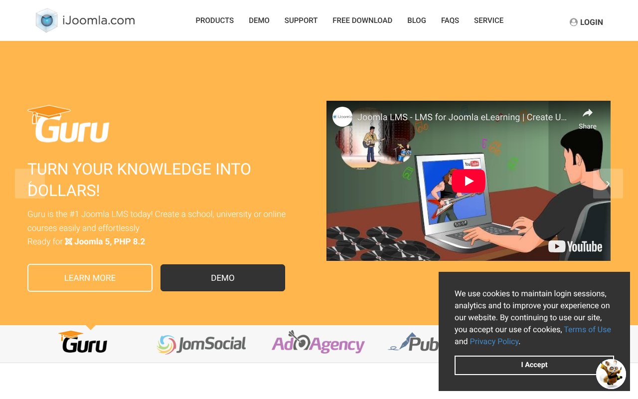 Screenshot of ijoomla.com