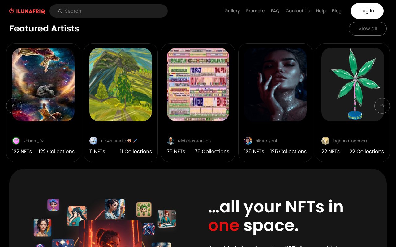 Screenshot of ilunafriq.com