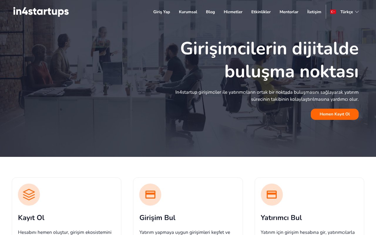 Screenshot of in4startups.com