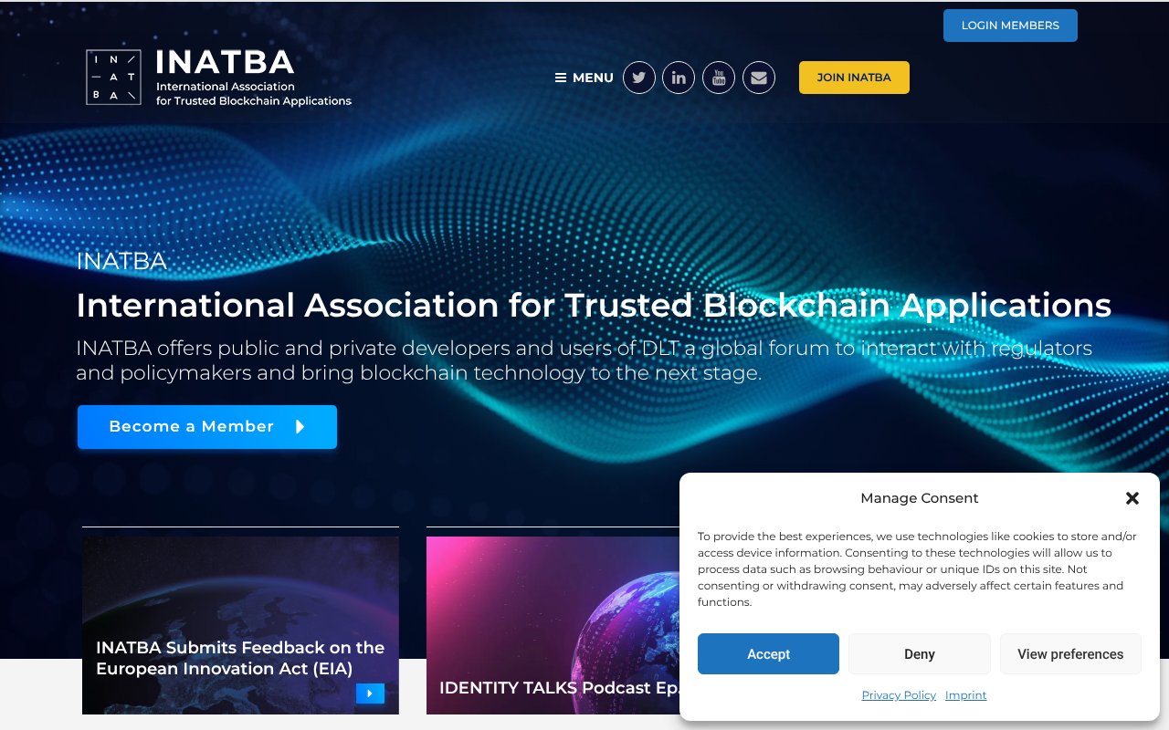 Screenshot of inatba.org