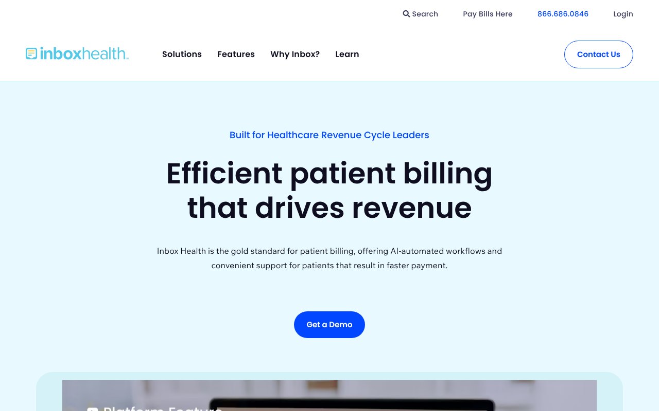 Screenshot of inboxhealth.com