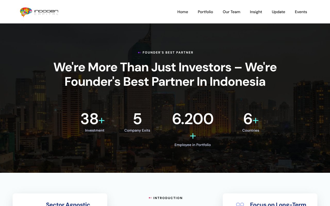 Screenshot of indogencapital.com