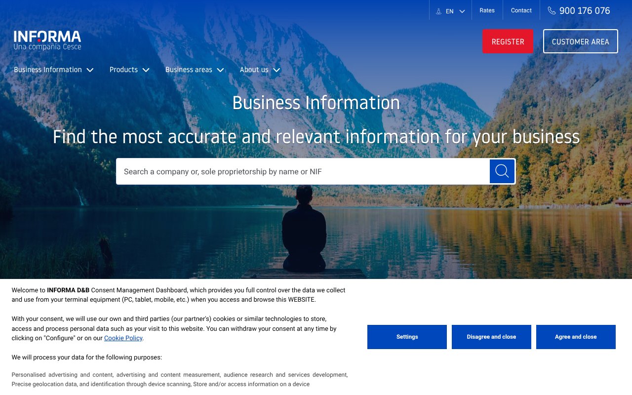 Screenshot of informa.es