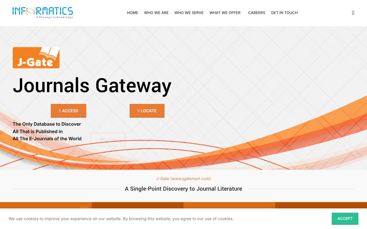 Screenshot of informaticsglobal.com