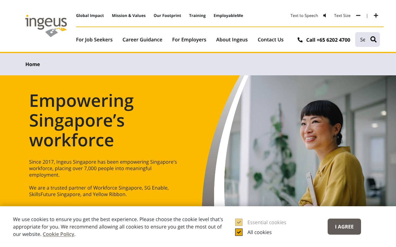 Screenshot of ingeus.com.sg