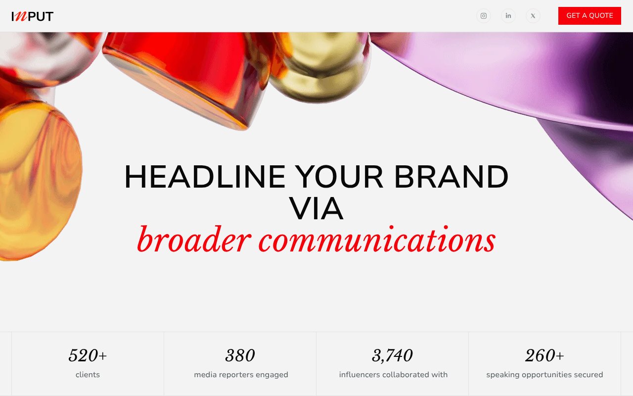 Screenshot of input.global