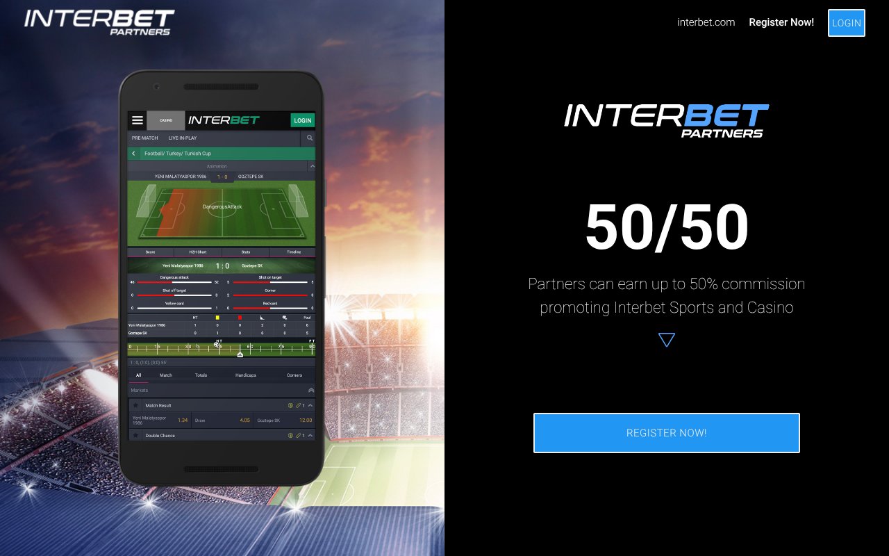 Screenshot of interbetpartners.com