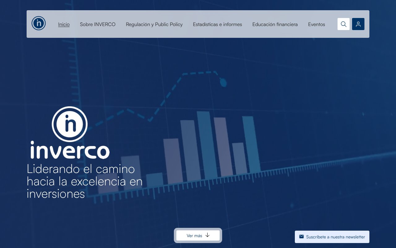 Screenshot of inverco.es