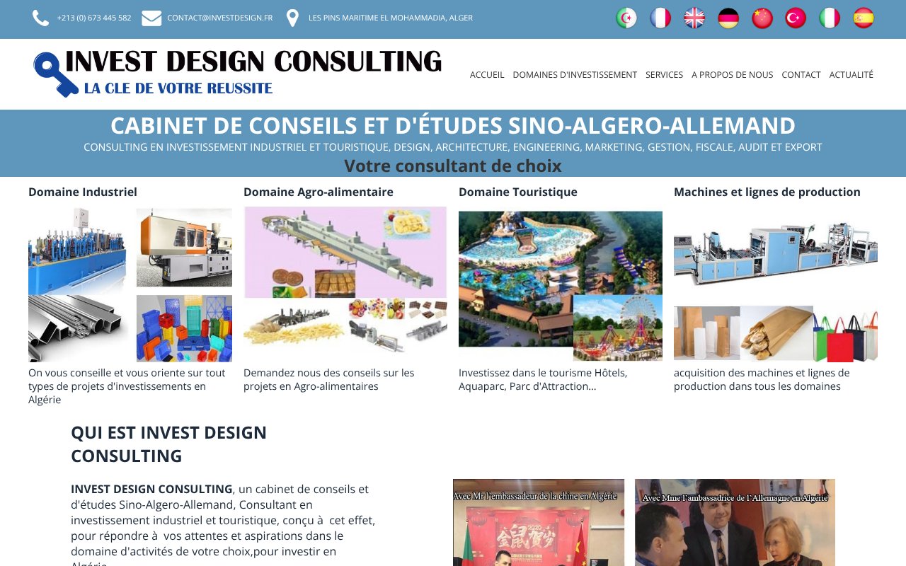 Screenshot of investdesign.fr