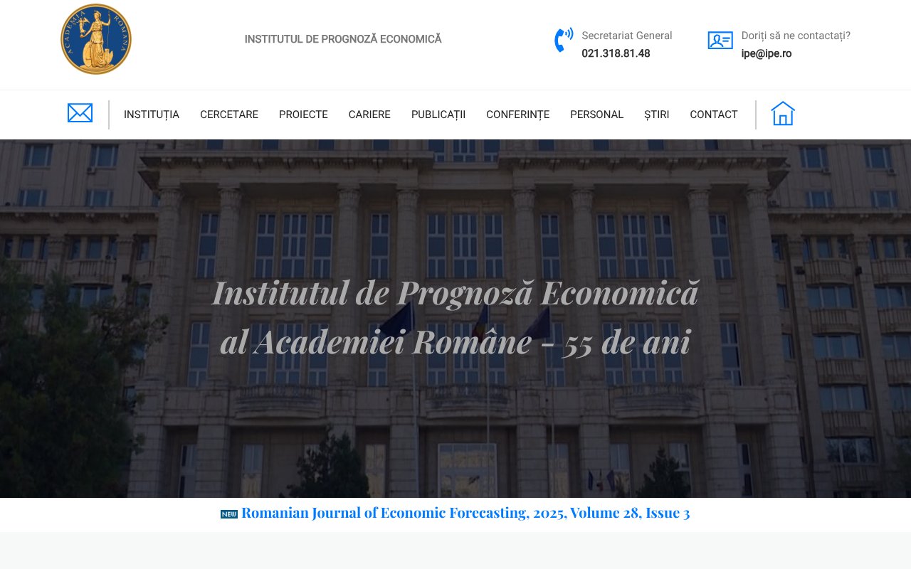 Screenshot of ipe.ro