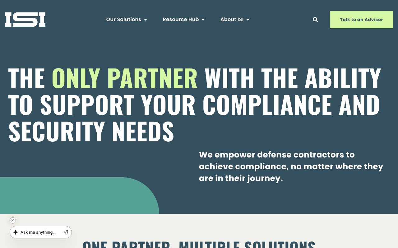 Screenshot of isidefense.com