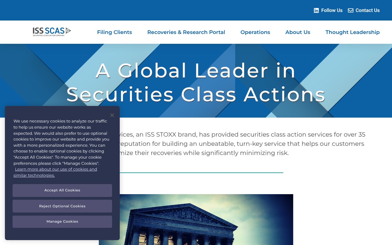 Screenshot of iss-scas.com