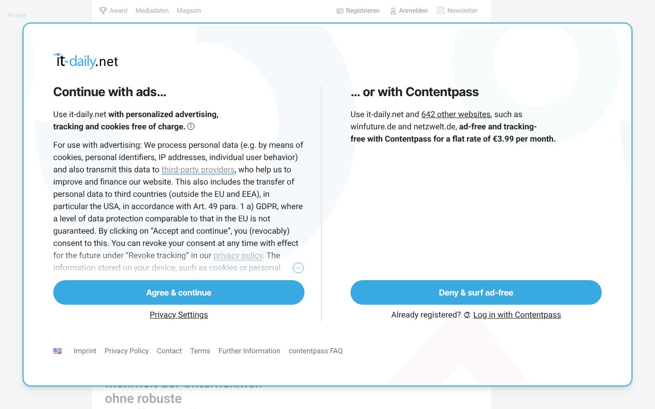 Screenshot of it-daily.net