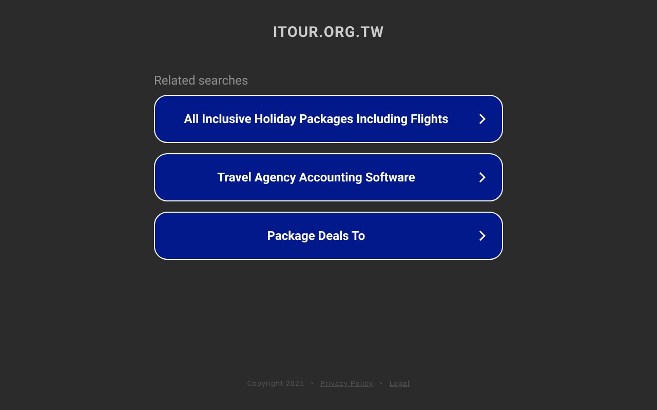 Screenshot of itour.org.tw