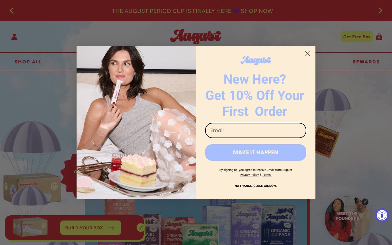 Screenshot of itsaugust.co