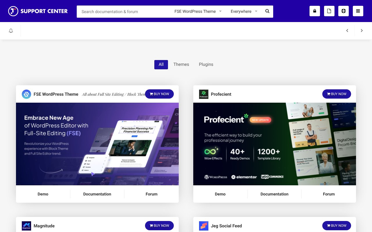 Screenshot of jegtheme.com