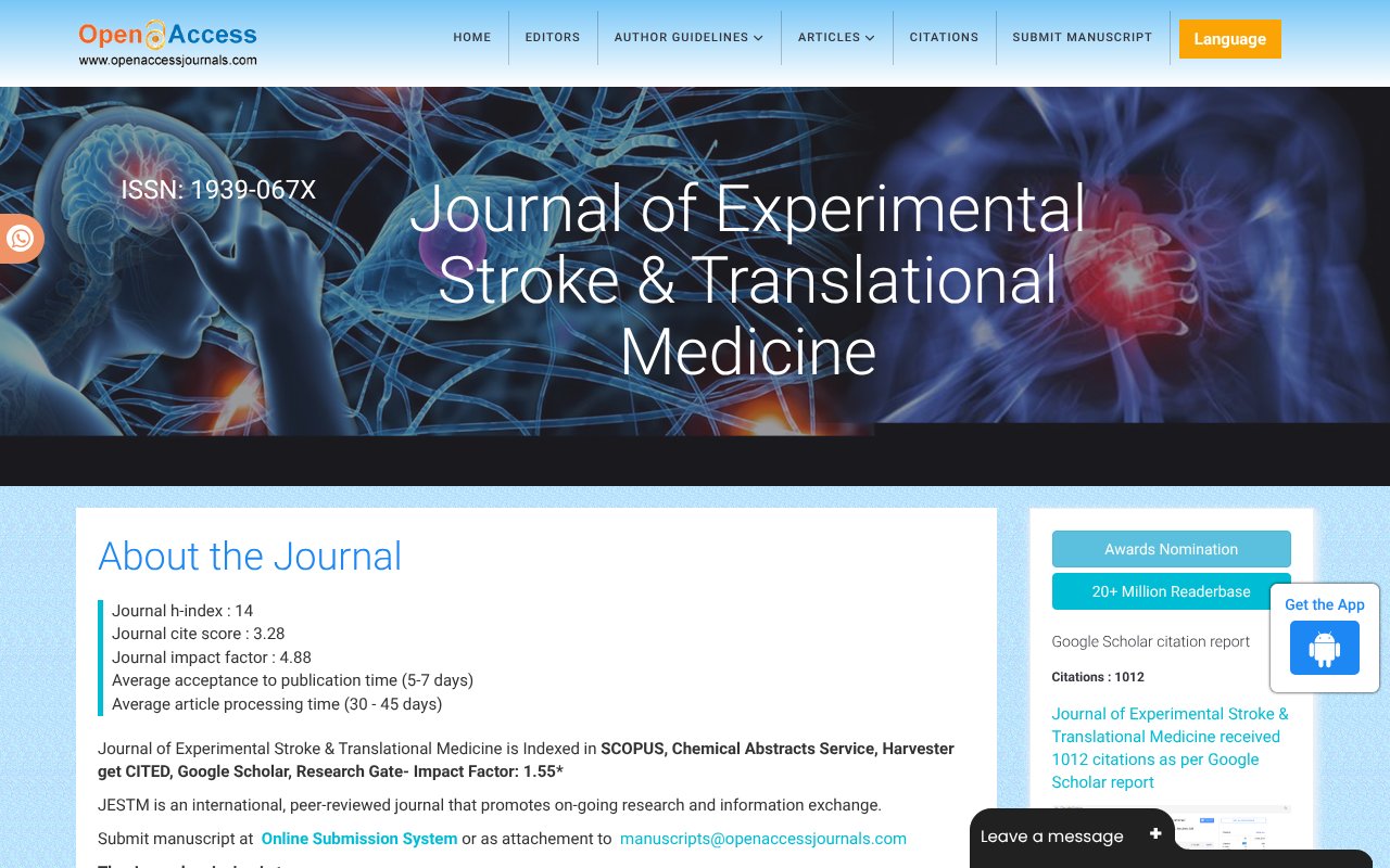 Screenshot of jestm.com