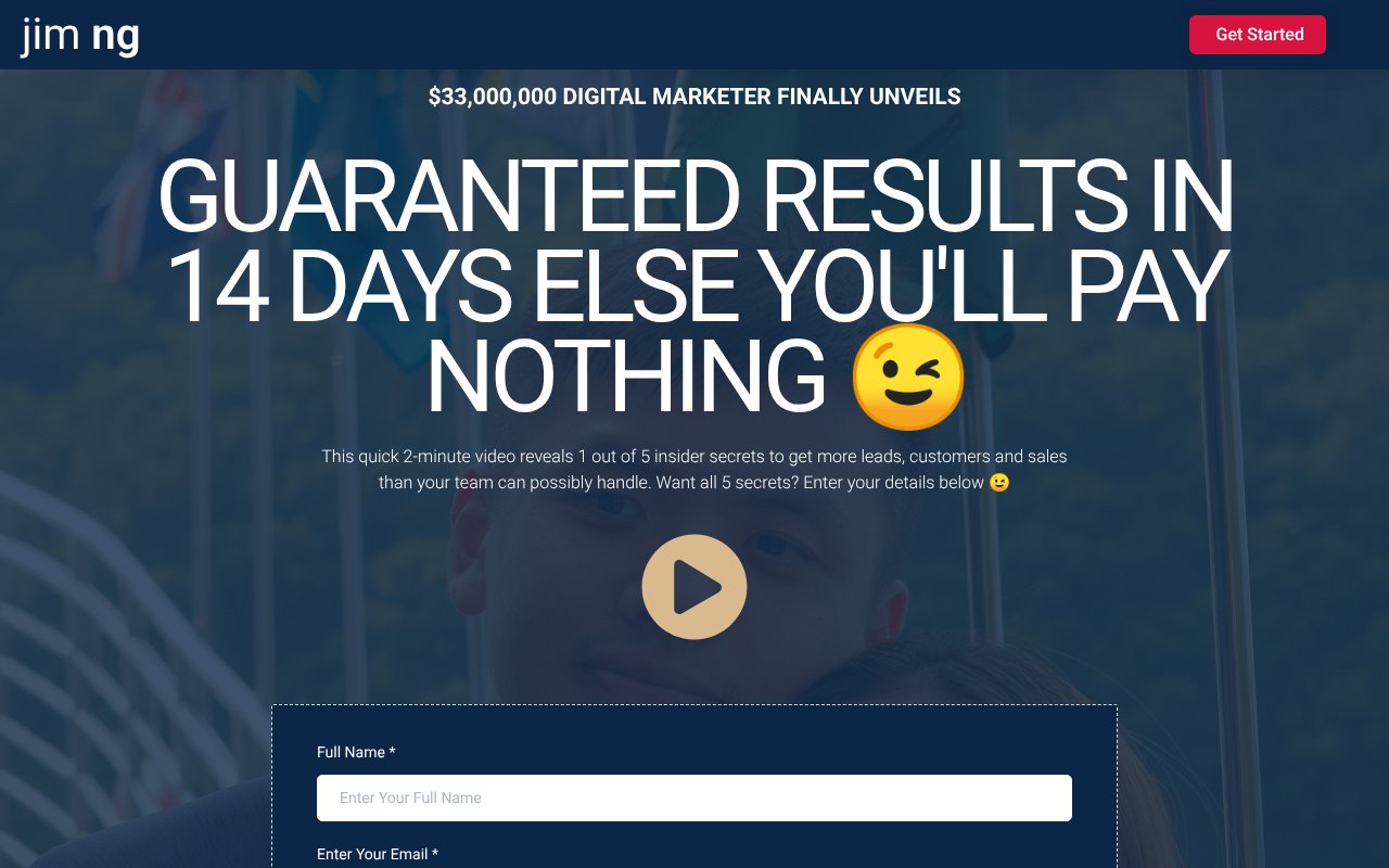 Screenshot of jim-ng.com