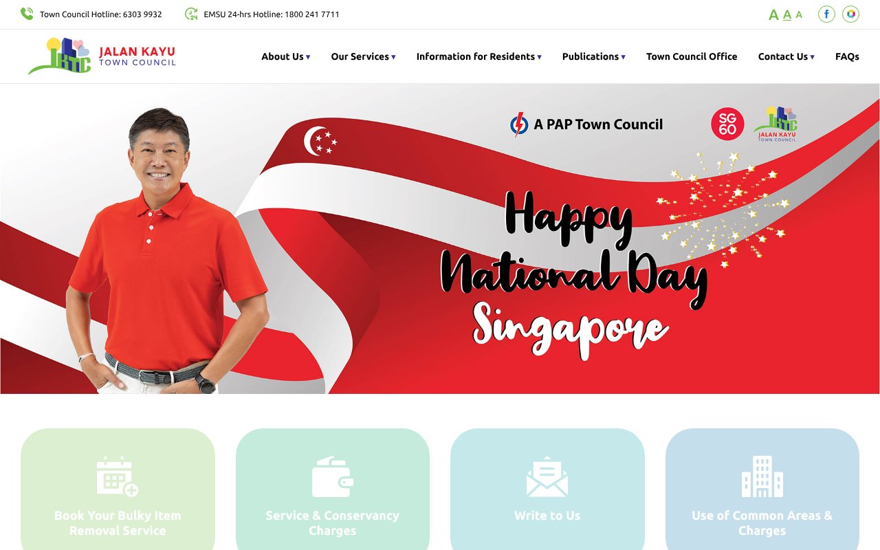 Screenshot of jktc.org.sg