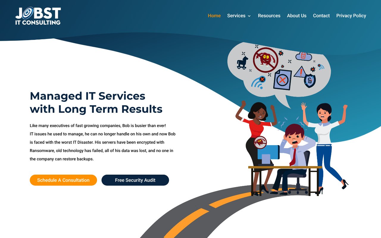 Screenshot of jobst.us