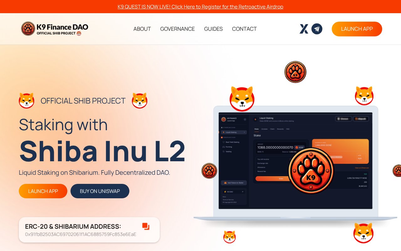 Screenshot of k9finance.com