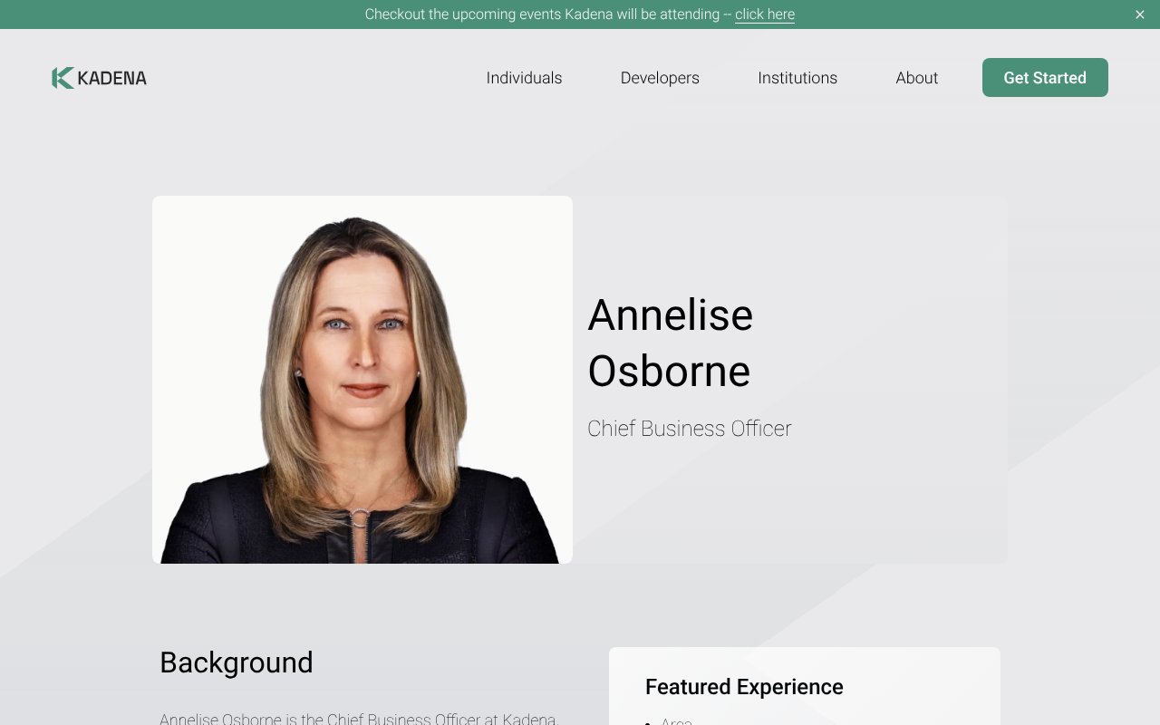 Screenshot of kadena.io