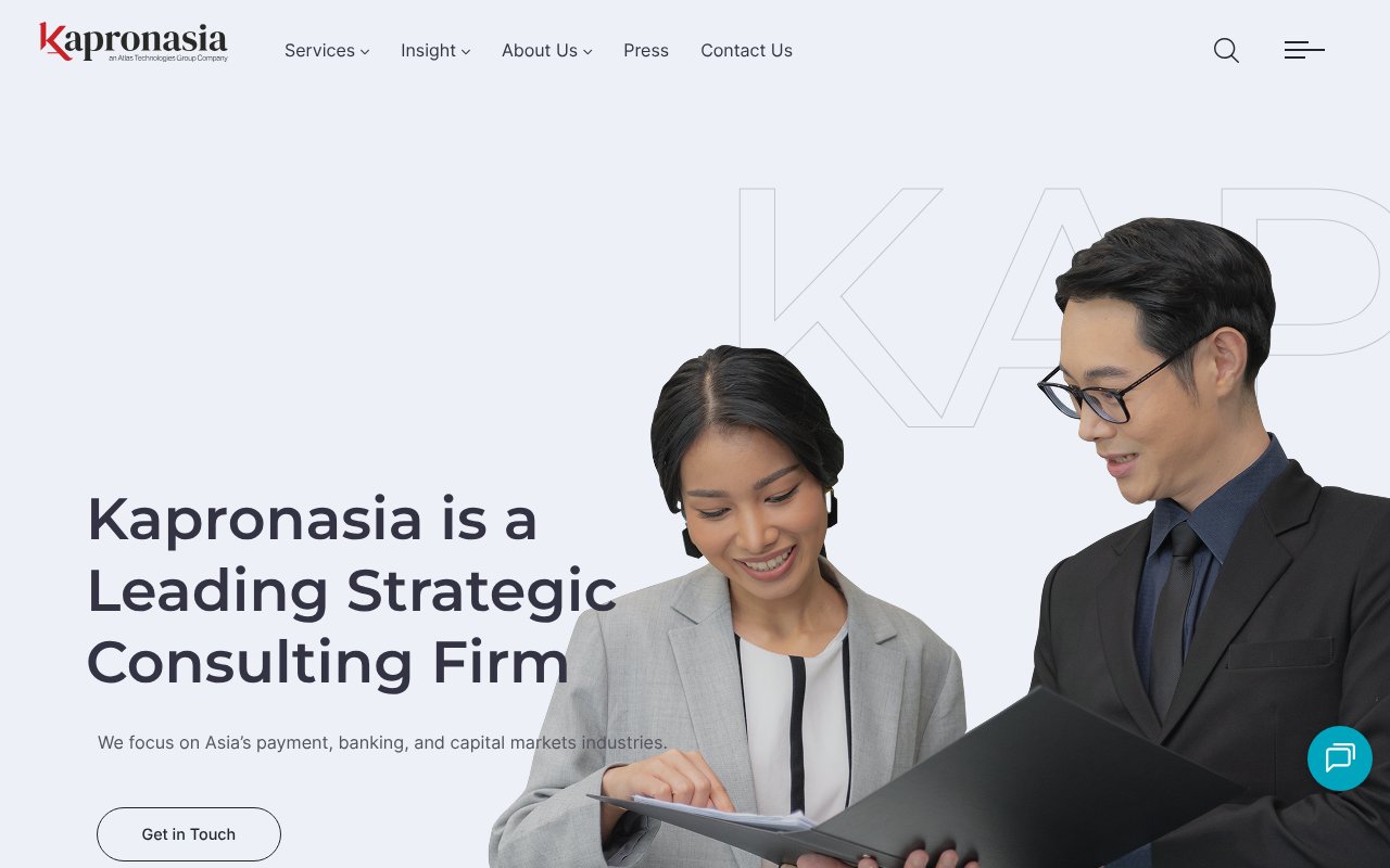 Screenshot of kapronasia.com