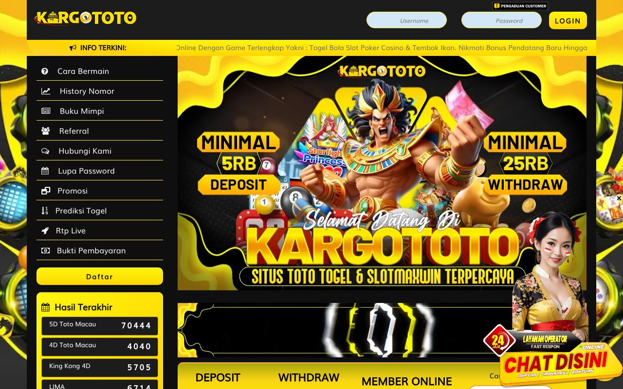 Screenshot of kargototo77.com