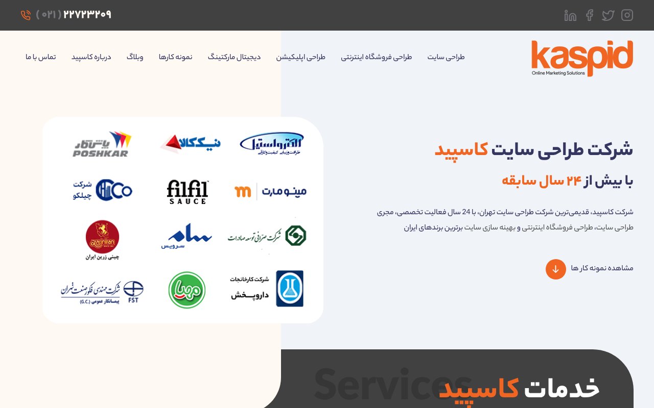 Screenshot of kaspid.com