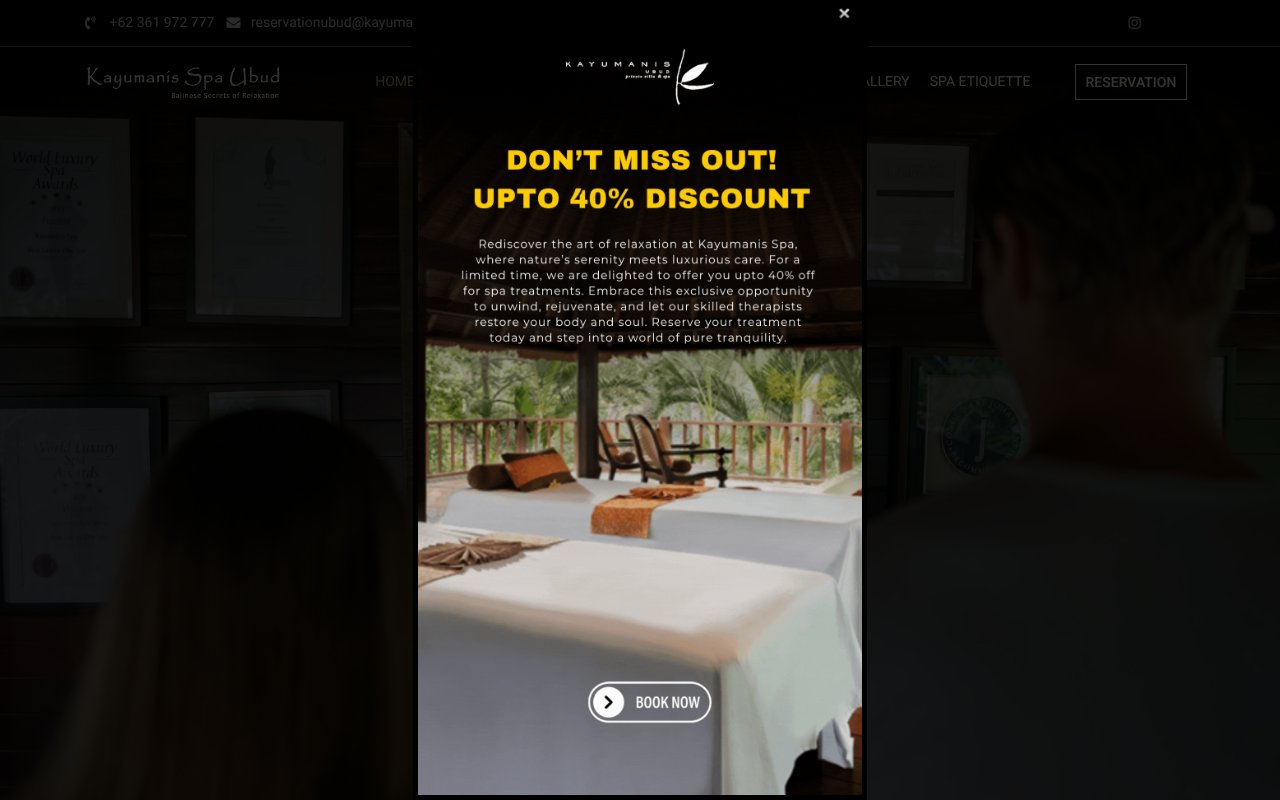 Screenshot of kayumanisspaubud.com