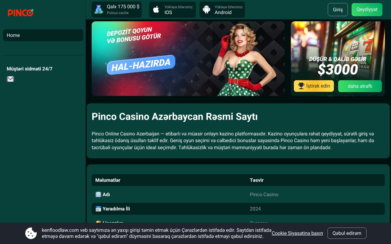 Screenshot of kenfloodlaw.com