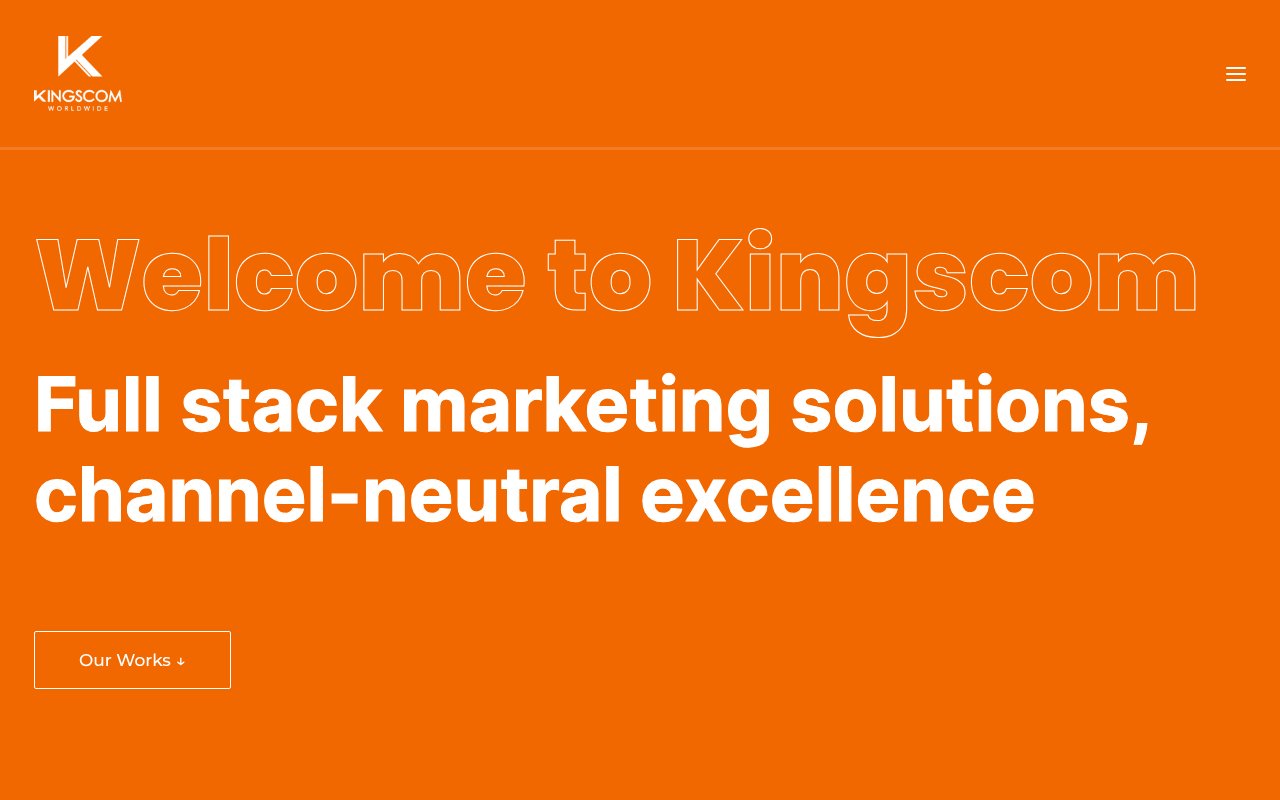 Screenshot of kingscom.com