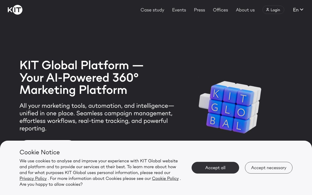 Screenshot of kit.global