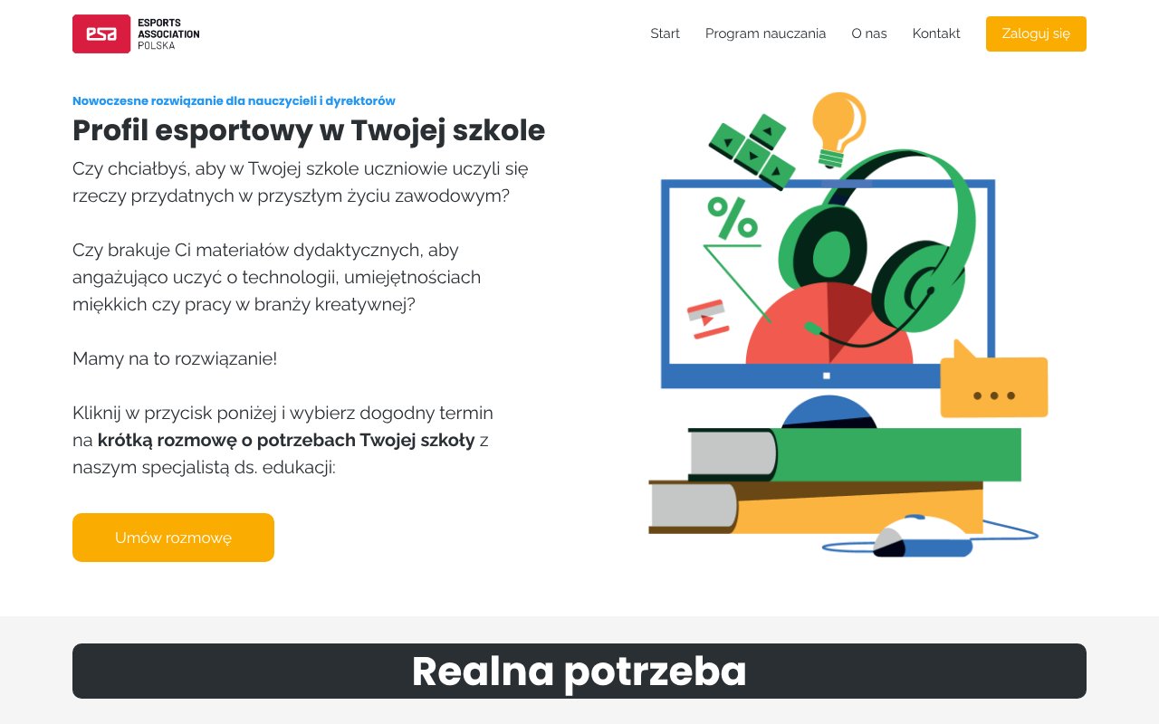 Screenshot of klasaesportowa.pl
