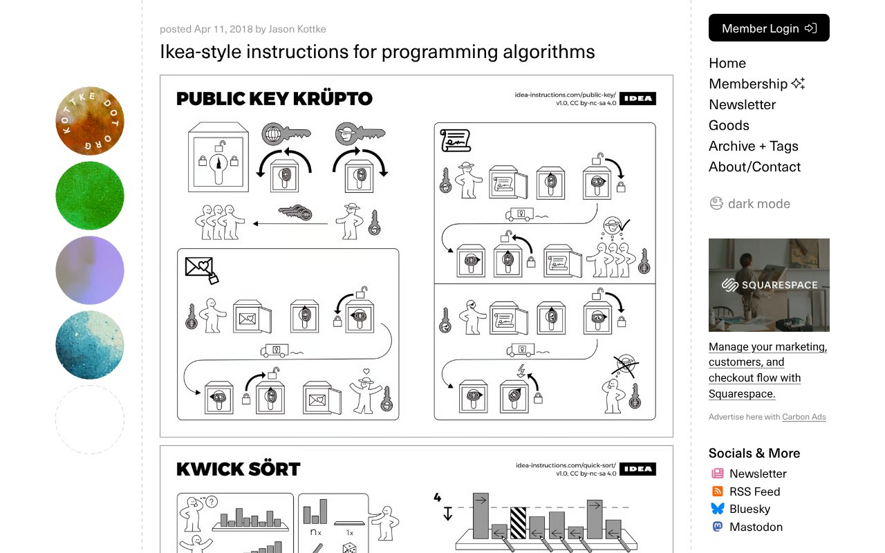 Screenshot of kottke.org