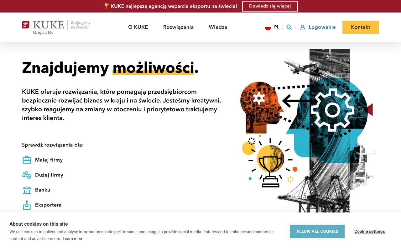 Screenshot of kuke.com.pl