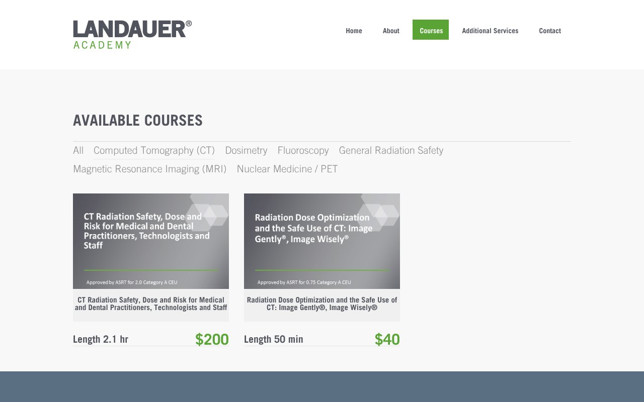 Screenshot of landaueracademy.com