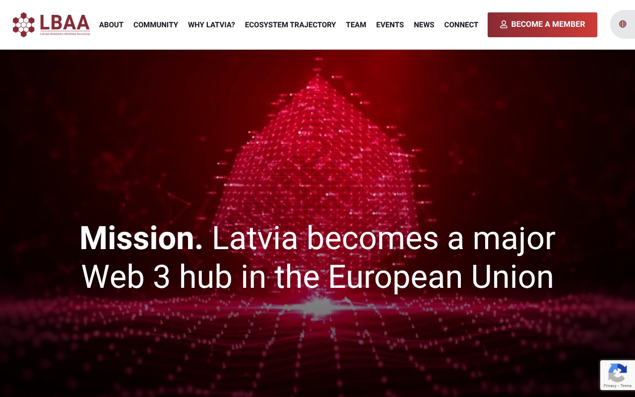 Screenshot of lbaa.io