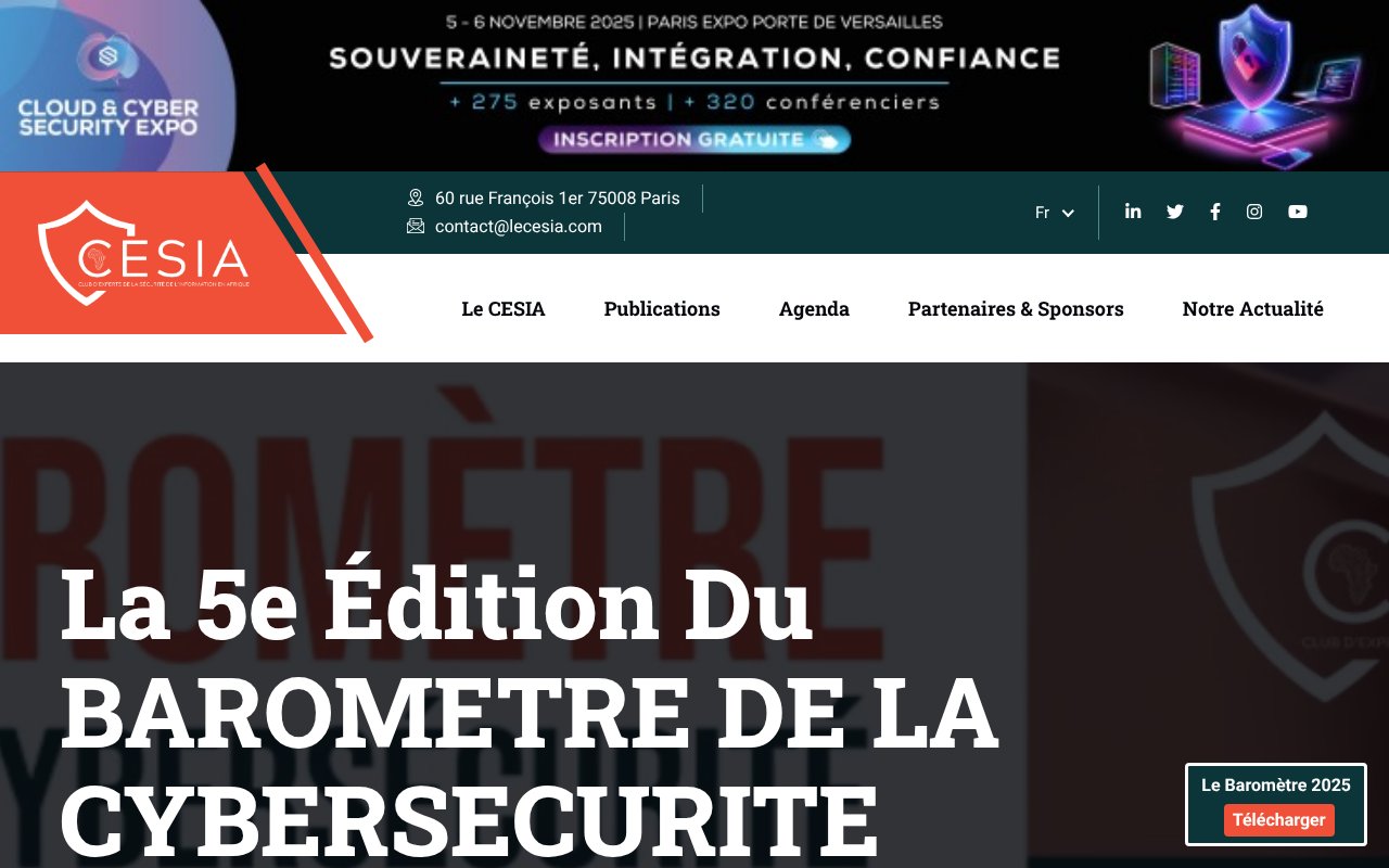 Screenshot of lecesia.com