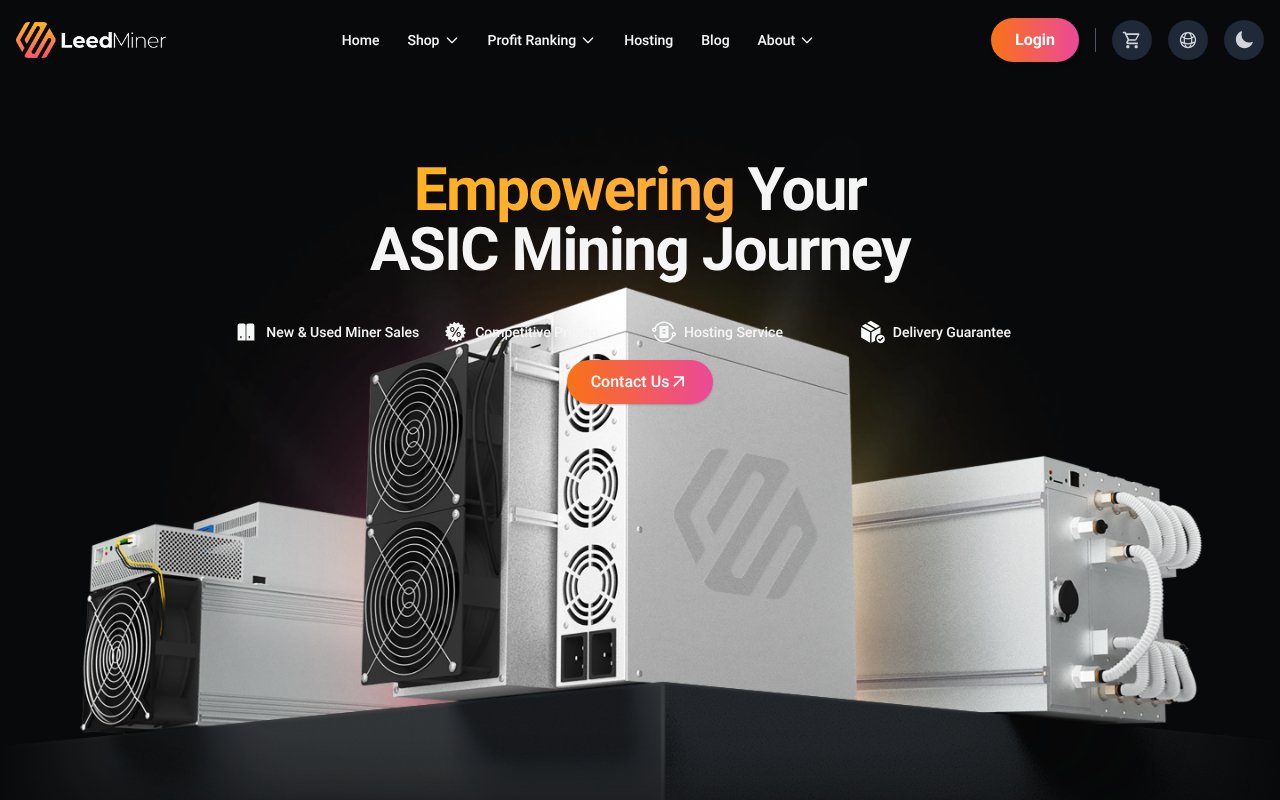 Screenshot of leedminer.com