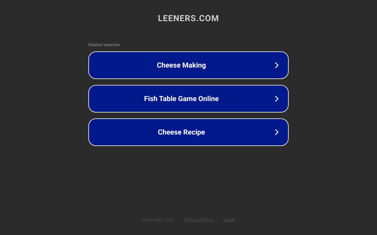 Screenshot of leeners.com