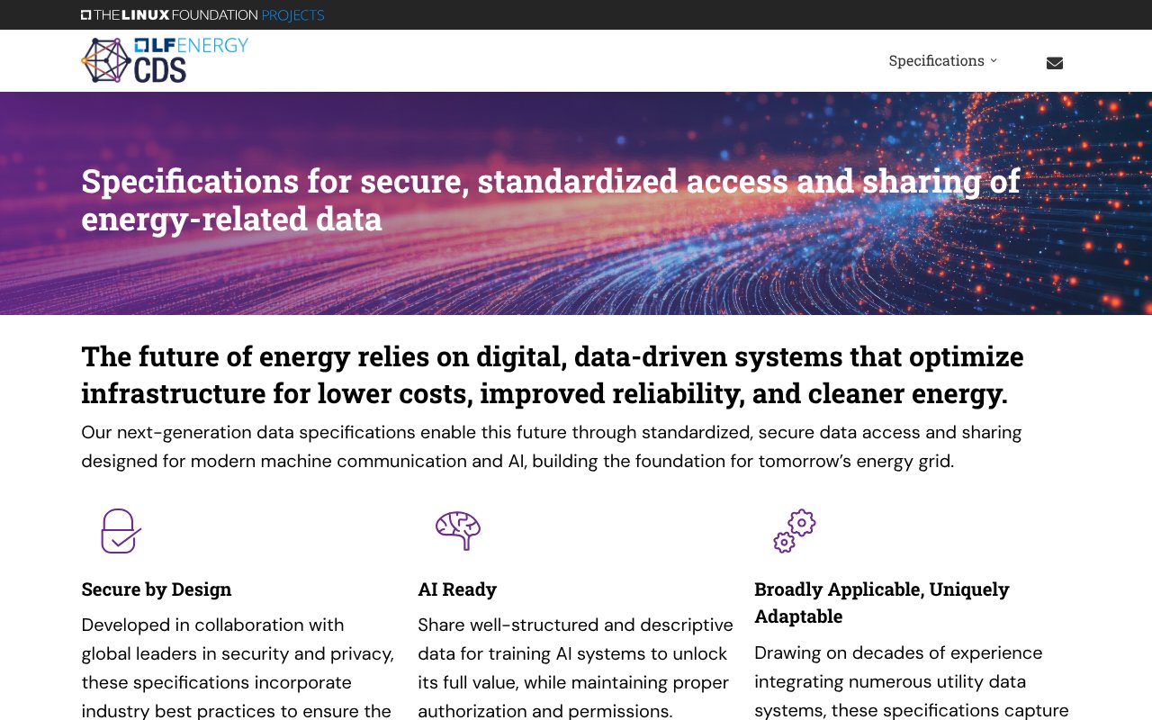 Screenshot of lfenergy.org